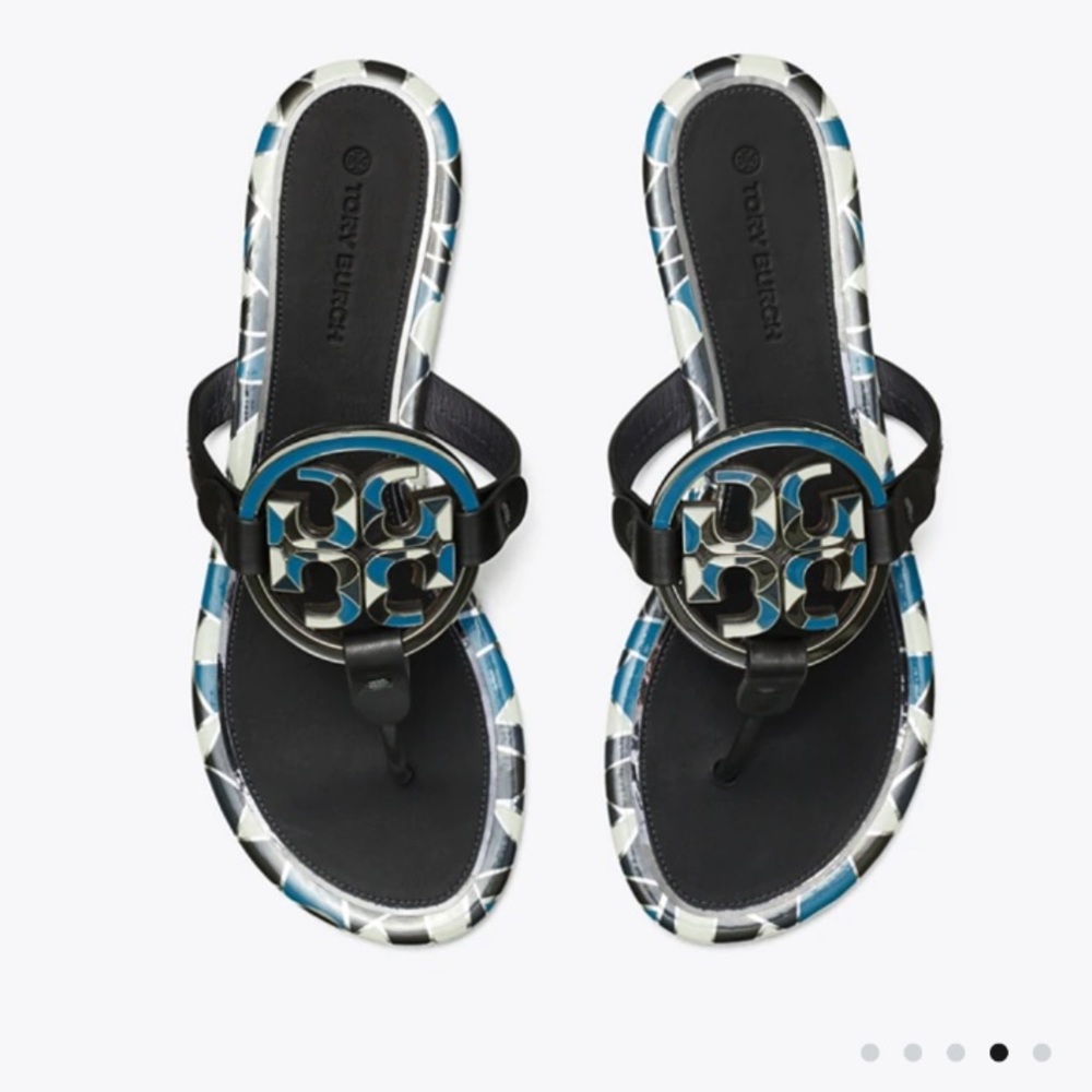 NWT~TORY BURCH~MILLER Enamel Sandals